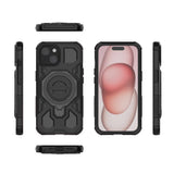 Husa pentru Xiaomi 15T, Techsuit Carbon Shield PRO, negru