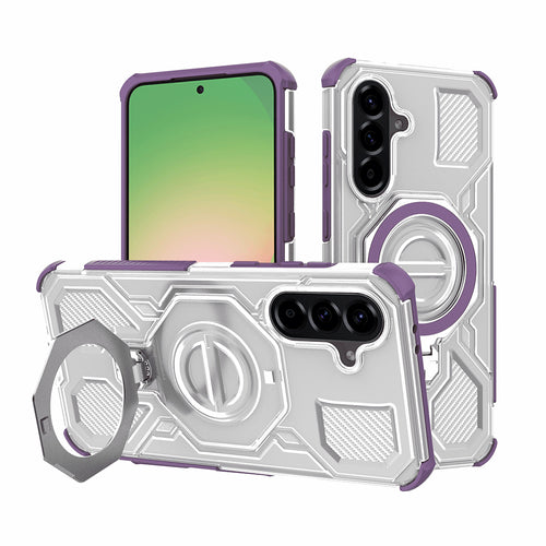 Husa pentru Samsung Galaxy A56 5G, Techsuit Carbon Shield PRO, mov