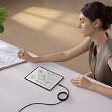 Cablu Baseus de date Tungsten Auriu (P10319805111-02), Type-C to USB, Super Incarcare rapida, 100W, 480Mbps, 1m, negru