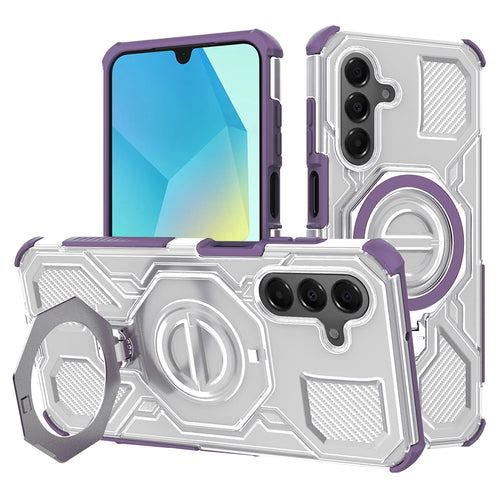 Husa pentru Samsung Galaxy A16 4G, Techsuit Carbon Shield PRO, mov