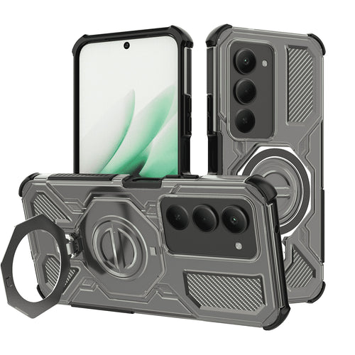 Husa pentru Xiaomi Redmi 15 5G, Techsuit Carbon Shield PRO, fumuriu