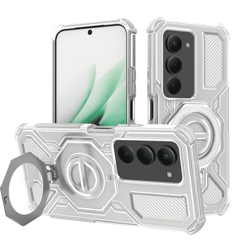 Husa pentru Xiaomi Redmi 15 5G, Techsuit Carbon Shield PRO, alb