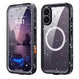Husa pentru iPhone 17, ShellBox Waterproof IP68 Case, negru