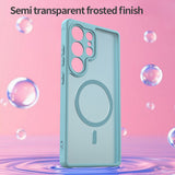 Husa pentru Samsung Galaxy S25 Ultra, Techsuit HaloFrost II MagSafe, verde menta
