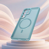 Husa pentru Samsung Galaxy S25 Ultra, Techsuit HaloFrost II MagSafe, verde menta