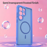 Husa pentru Samsung Galaxy S25 Ultra, Techsuit HaloFrost II MagSafe, albastru