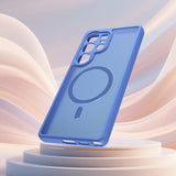 Husa pentru Samsung Galaxy S25 Ultra, Techsuit HaloFrost II MagSafe, albastru