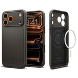 Husa pentru iPhone 17 Pro Max, Spigen Thin Fit MagSafe (ACS10276), cenusiu