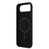 Husa pentru iPhone 17 Air, Karl Lagerfeld Silicone Ring MagSafe (KLHMP17MSCMKCRHK), roz