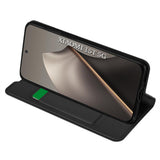 Husa pentru Xiaomi 15T, Techsuit Magskin Book, negru