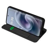 Husa pentru Motorola Moto G86 Power, Techsuit Magskin Book, negru