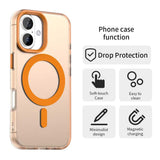 Husa pentru iPhone 17 Pro Max, Techsuit CandyCase MagSafe, portocaliu