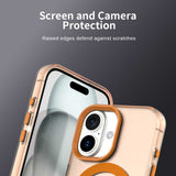 Husa pentru iPhone 17 Pro, Techsuit CandyCase MagSafe, portocaliu
