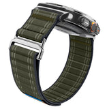 Curea pentru Samsung Galaxy Watch Ultra 47mm, Spigen Watchband WBF0 (AMP10147), verde