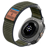 Curea pentru Samsung Galaxy Watch Ultra 47mm, Spigen Watchband WBF0 (AMP10147), verde