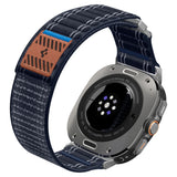 Curea pentru Samsung Galaxy Watch Ultra 47mm, Spigen Watchband WBF0 (AMP10148), bleumarin