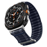Curea pentru Samsung Galaxy Watch Ultra 47mm, Spigen Watchband WBF0 (AMP10148), bleumarin