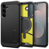 Husa pentru Samsung Galaxy S25 FE, Spigen Tough Armor MagSafe (ACS10029), negru