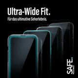 Folie de protectie pentru iPhone 17 Pro Max, PanzerGlass® SAFE. Ultra-Wide Fit Screen Protector w. EasyAligner