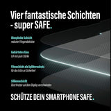 Folie de protectie pentru iPhone 17 Pro Max, PanzerGlass® SAFE. Ultra-Wide Fit Screen Protector w. EasyAligner