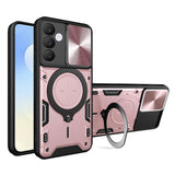 Husa pentru Samsung Galaxy S25 FE, Techsuit CamGuard Pro, roz auriu