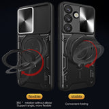 Husa pentru Samsung Galaxy S25 FE, Techsuit CamGuard Pro, albastru