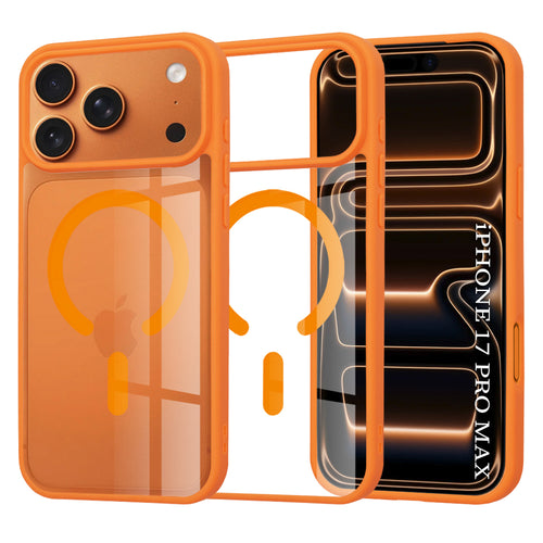 Husa pentru iPhone 17 Pro Max, Techsuit MagSafe Pro, portocaliu