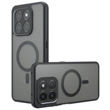 Husa pentru Honor 400 Smart 5G, Techsuit PureFrost MagSafe, negru frost