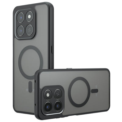Husa pentru Honor 400 Smart 5G, Techsuit PureFrost MagSafe, negru frost