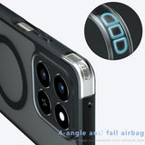 Husa pentru Honor 400 Smart 5G, Techsuit PureFrost MagSafe, negru frost
