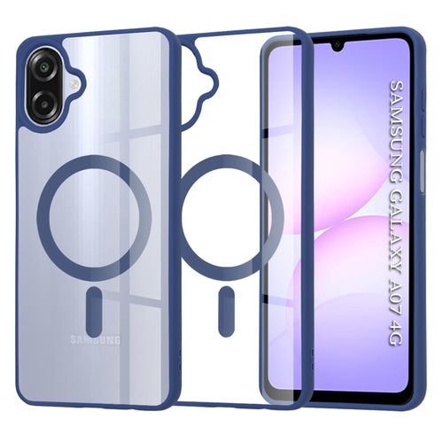 Husa pentru Samsung Galaxy A07 4G, Techsuit MagSafe Pro, albastru