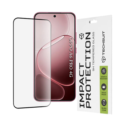 Folie de protectie pentru OPPO A6 Pro 4G, Techsuit 111D Full Cover / Full Glue Glass