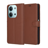 Husa pentru Xiaomi Redmi 15C 4G, Techsuit Leather Folio, maro