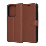 Husa pentru Xiaomi Redmi 15C 4G, Techsuit Leather Folio, maro