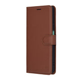 Husa pentru OPPO A5 4G, Techsuit Leather Folio, maro