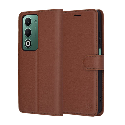 Husa pentru OPPO A5 4G, Techsuit Leather Folio, maro