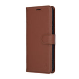 Husa pentru OPPO Reno14 FS 5G, Techsuit Leather Folio, maro