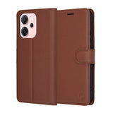 Husa pentru OPPO Reno14 FS 5G, Techsuit Leather Folio, maro