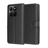 Husa pentru Honor 400 Smart 5G, Techsuit Leather Folio, maro