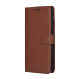 Husa pentru Motorola Moto G86 Power, Techsuit Leather Folio, maro