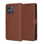 Husa pentru Motorola Moto G86 Power, Techsuit Leather Folio, maro