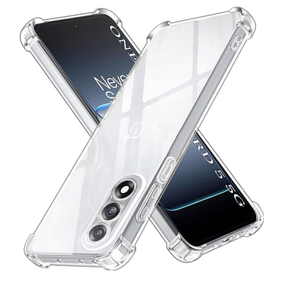 Husa pentru OnePlus Nord 5, Techsuit Shockproof Clear Silicone, transparenta