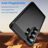 Husa pentru Samsung Galaxy S26 Ultra, Techsuit Carbon Silicone, albastru