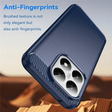 Husa pentru Xiaomi 15T, Techsuit Carbon Silicone, albastru