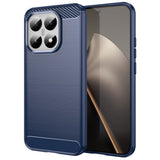 Husa pentru Xiaomi 15T, Techsuit Carbon Silicone, albastru