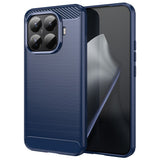 Husa pentru Xiaomi 15T Pro, Techsuit Carbon Silicone, albastru