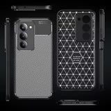 Husa pentru Xiaomi Redmi 15 5G, Techsuit CarbonFiber, negru