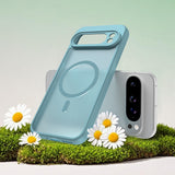Husa pentru Google Pixel 10, Techsuit HaloFrost II MagSafe, verde menta