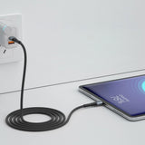 Cablu 3mk de date Hyper N-Series, Type-C to Type-C, Super Incarcare rapida, 100W, 20V/5A, 2m, alb