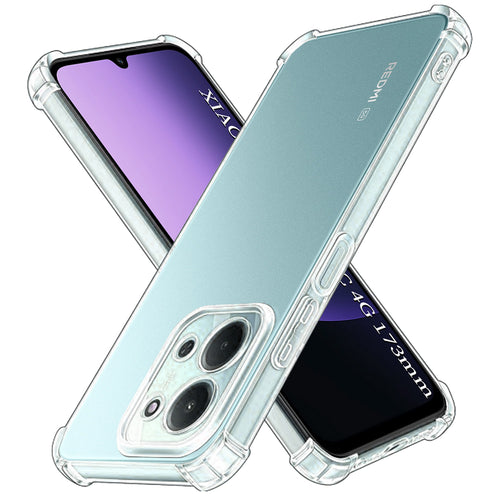 Husa pentru Xiaomi Redmi 15C 4G, Techsuit Shockproof Clear Silicone, transparenta